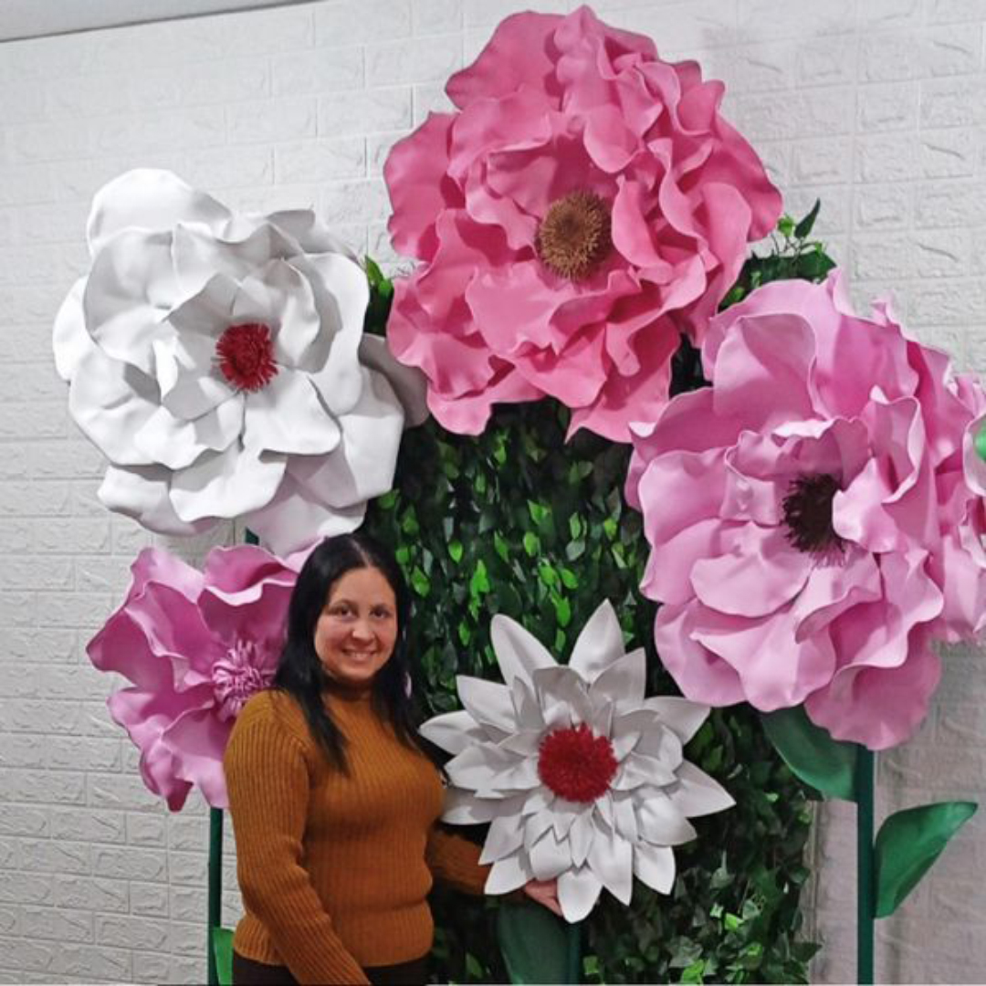 Moldes Flores Grandes Decorativas